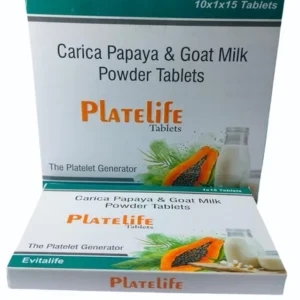 Platelife Tablet | Carica Papaya And Goat Milk Powder