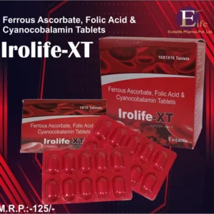 IROLIFE-XT Tablets | Ferrous Ascorbate Folic Acid Tablets