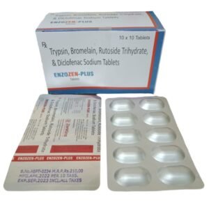 Enzozen- Plus | Rutoside, Trypsin, Bromeline and Diclofenac Tablet