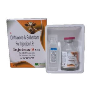 Injotrax- S 4.5 Gm | Ceftrixone 3000 mg & Sulbactum 1500 mg Injection