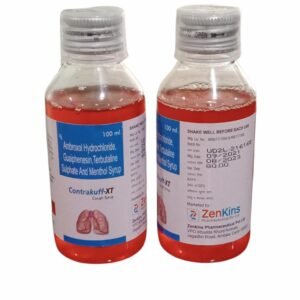 Contrakuff- Xt | Ternutaline, Ambroxol, Guaiphenesin and Menthol Cough Syrup