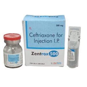 Zentrox 500 | Ceftrixone 500mg Injection