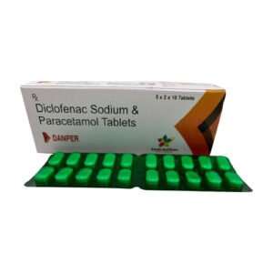 Danper | Diclofenac sodium 50mg, Paracetamol 325mg Tablet