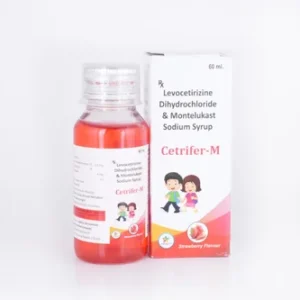 Cetrifer-M | Levocetirizine 2.5mg, Montelukast 4mg Syrup